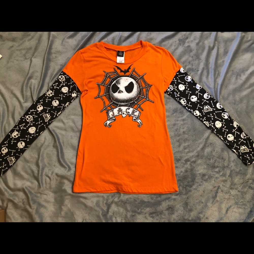 Jack skellington long sleeve layer shirt